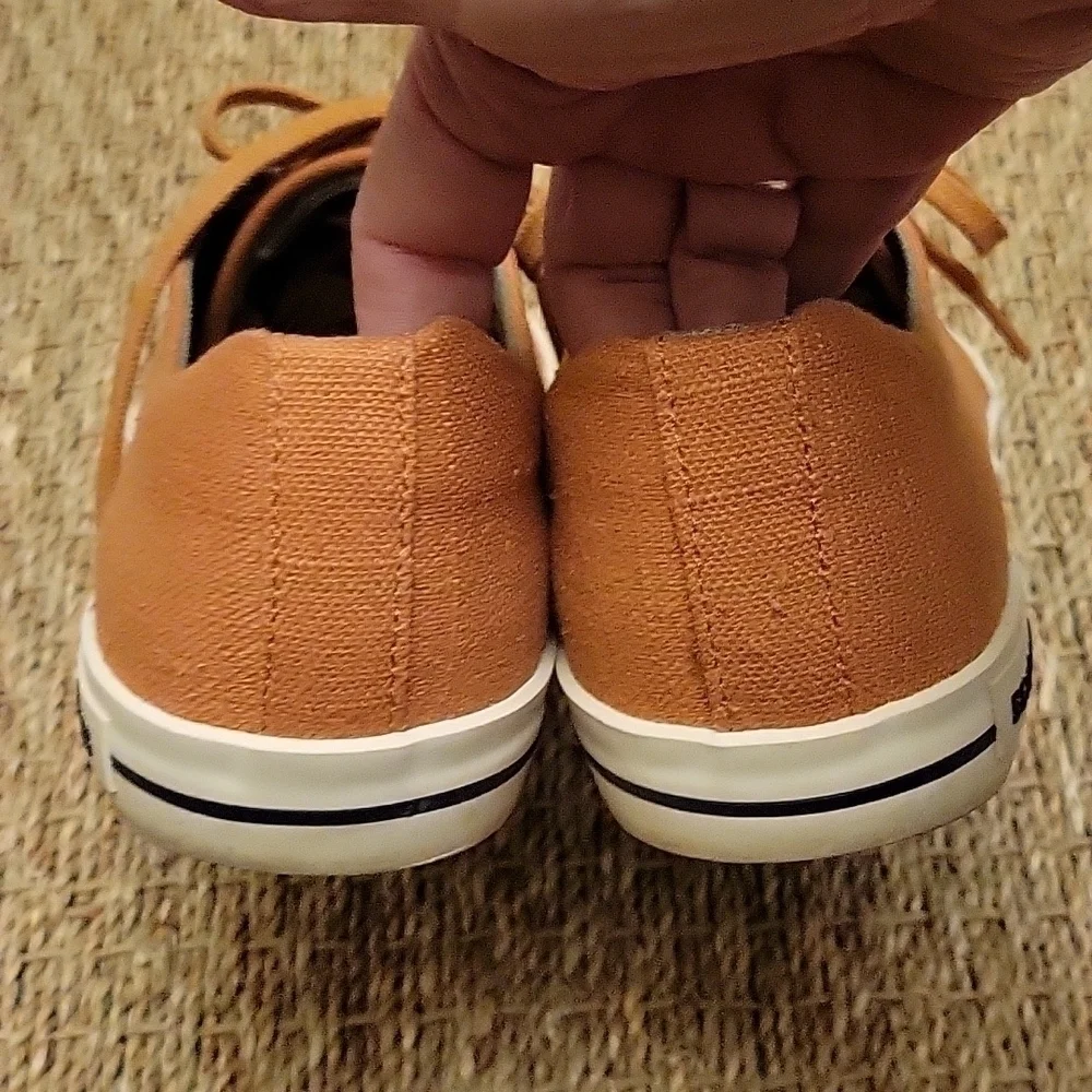 Seavees Hermosa Plimsoll Standard Mens size 8.  Linen shoe.